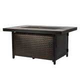 Weyland Rectangle Aluminum LPG Fire Pit