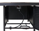 Weyland Rectangle Aluminum LPG Fire Pit
